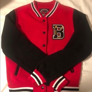 Varsity style jacket/sweater